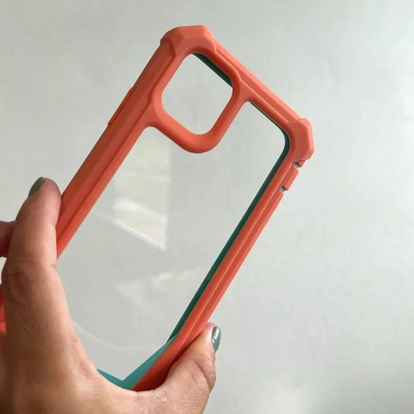 Shockproof Case for iPhone 11 – Coral & Teal Heavy Duty Cover (New!) - Picture 4 of 7